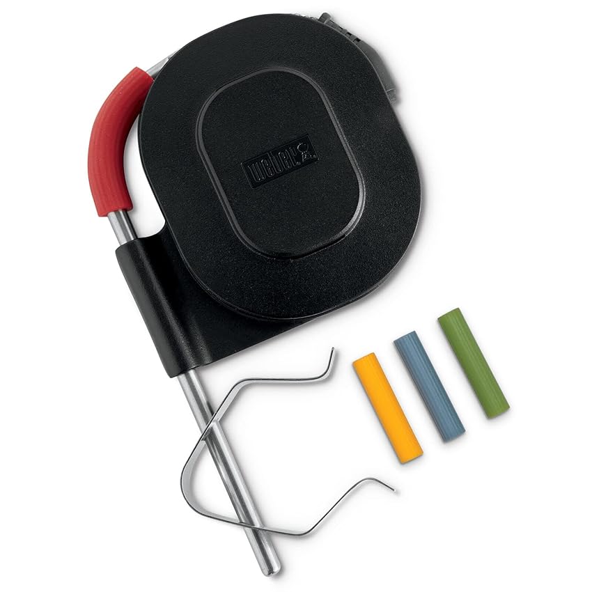 Weber iGrill/Connect Smart Grilling Hub Sonda resistene Fino a 315° C, Semplice Morsetto per Fissaggio alla SUP. Cottura, per monitorare la Temperatura, 1 Pezzo - Argento (7212)