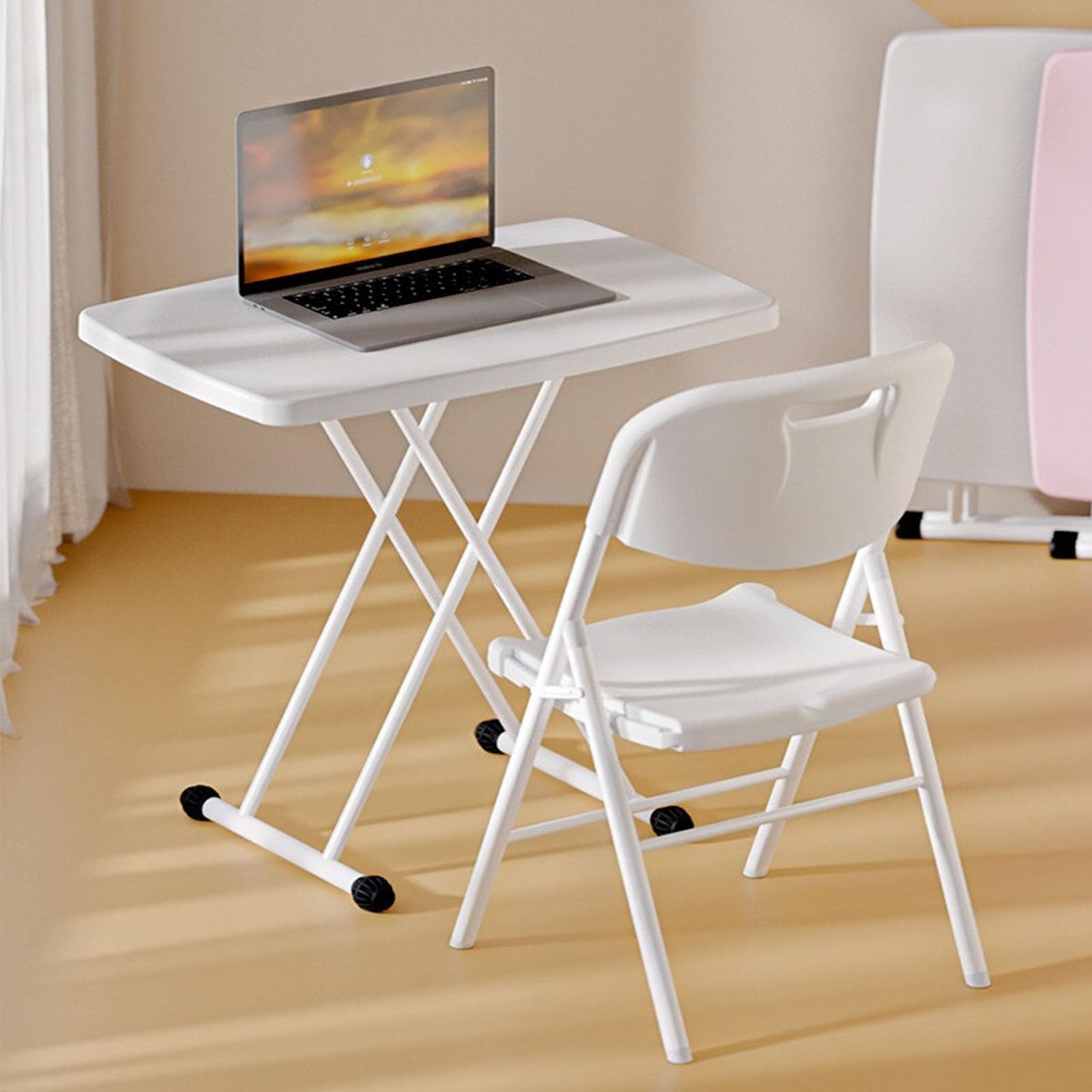 Tavolino Campeggio Leggero Buffettisch Klapptisch Esstisch Terrazza Salotto(Pink)