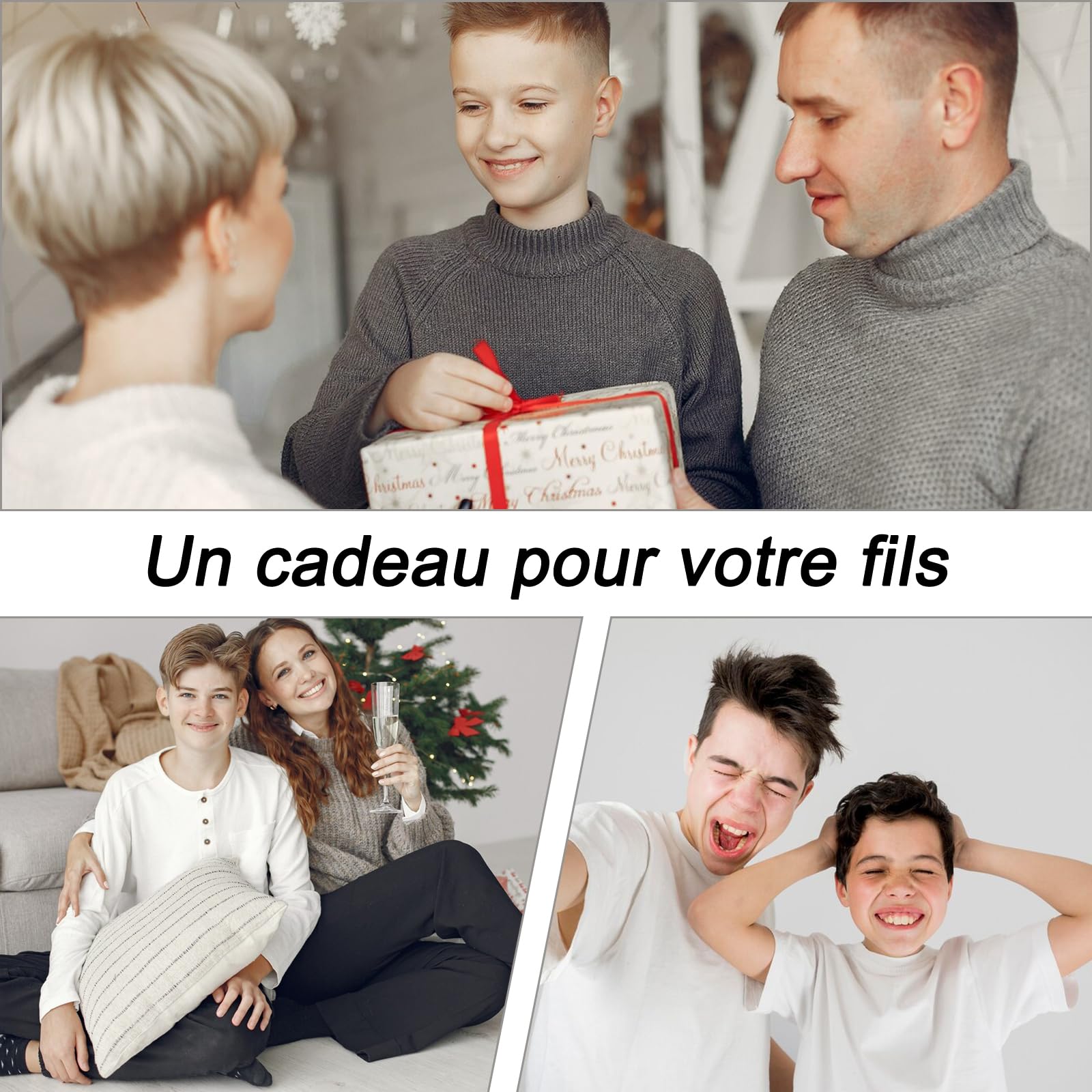 FANCIBAND Bracelet Gourmette Homme en Argent 925 Ajustable Cadeau pour Garçon Anniversaire, Noël, Rentrée et Fin d'Études