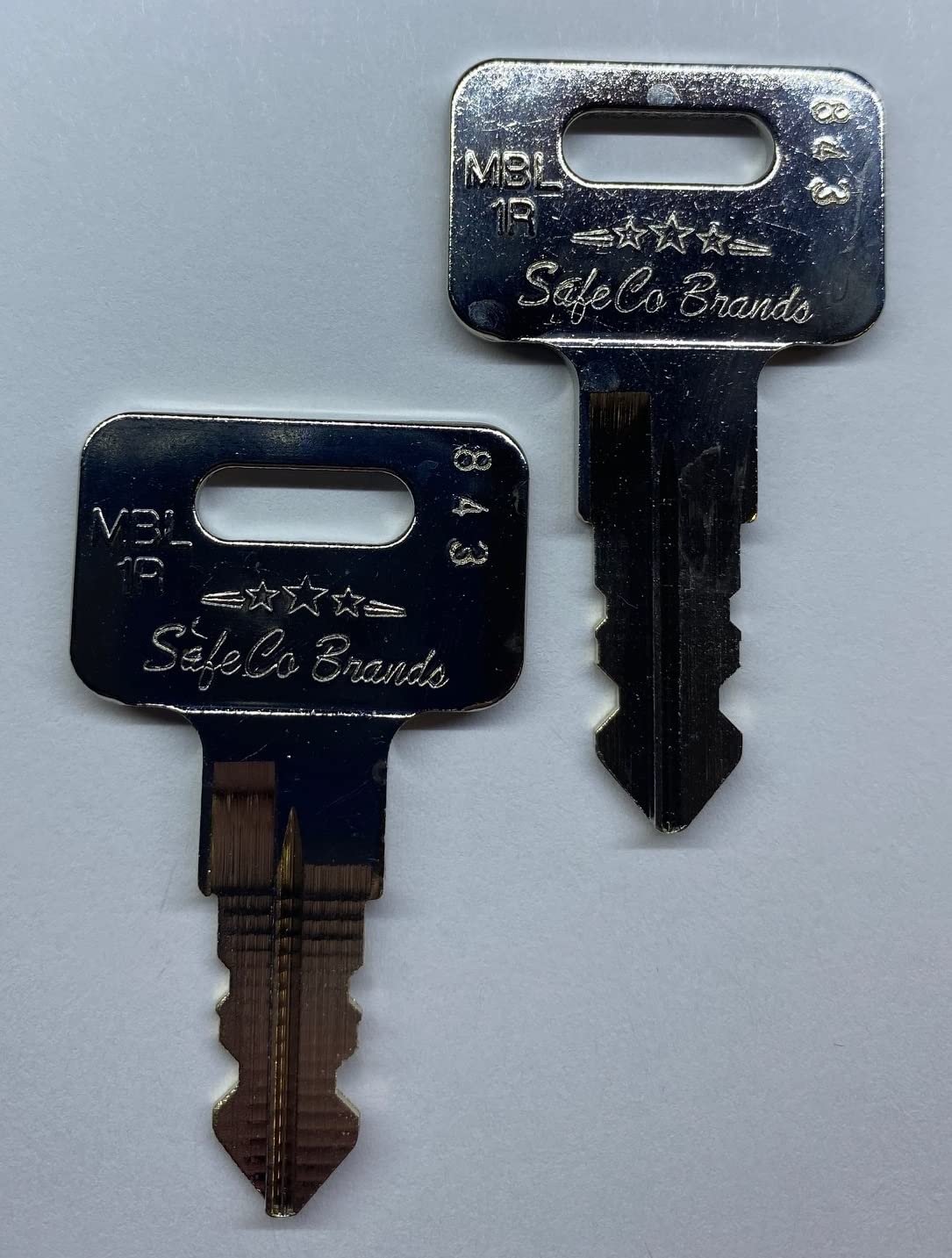 2-Keys for Mobella Locks 802-848 SafeCo Brands (848) - Amazon.com