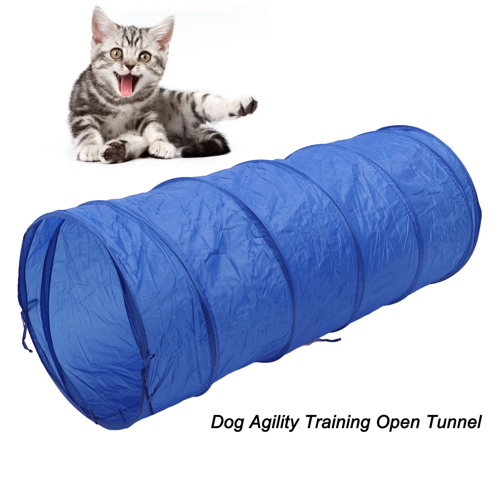 Hunde-Agility-Ausrüstung, Hunde-Agility-Tunnel, Hunde-Agility-Sprünge, Runder Hunde-Trainingstunnel, Faltbarer Hunde-Agility-Trainingstunnel, Hundespieltunnel-Zelt mit Reißfestem