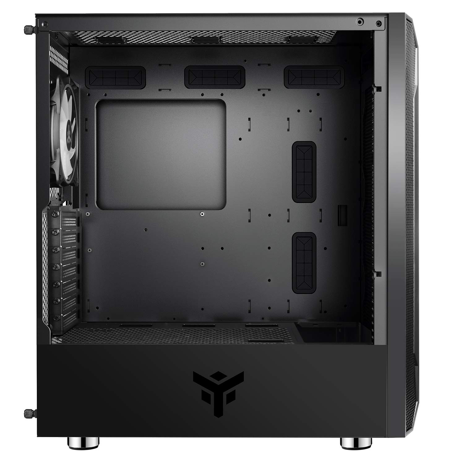 Itek Case Itek VERTIBRA X210 - Gaming Middle Tower, 12cm ARGB fan, 2xUSB3, Side Panel Temp Glass