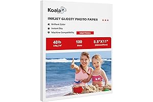 Koala Glossy Inkjet Photo Paper 8.5 x 11 for High-Quality Prints