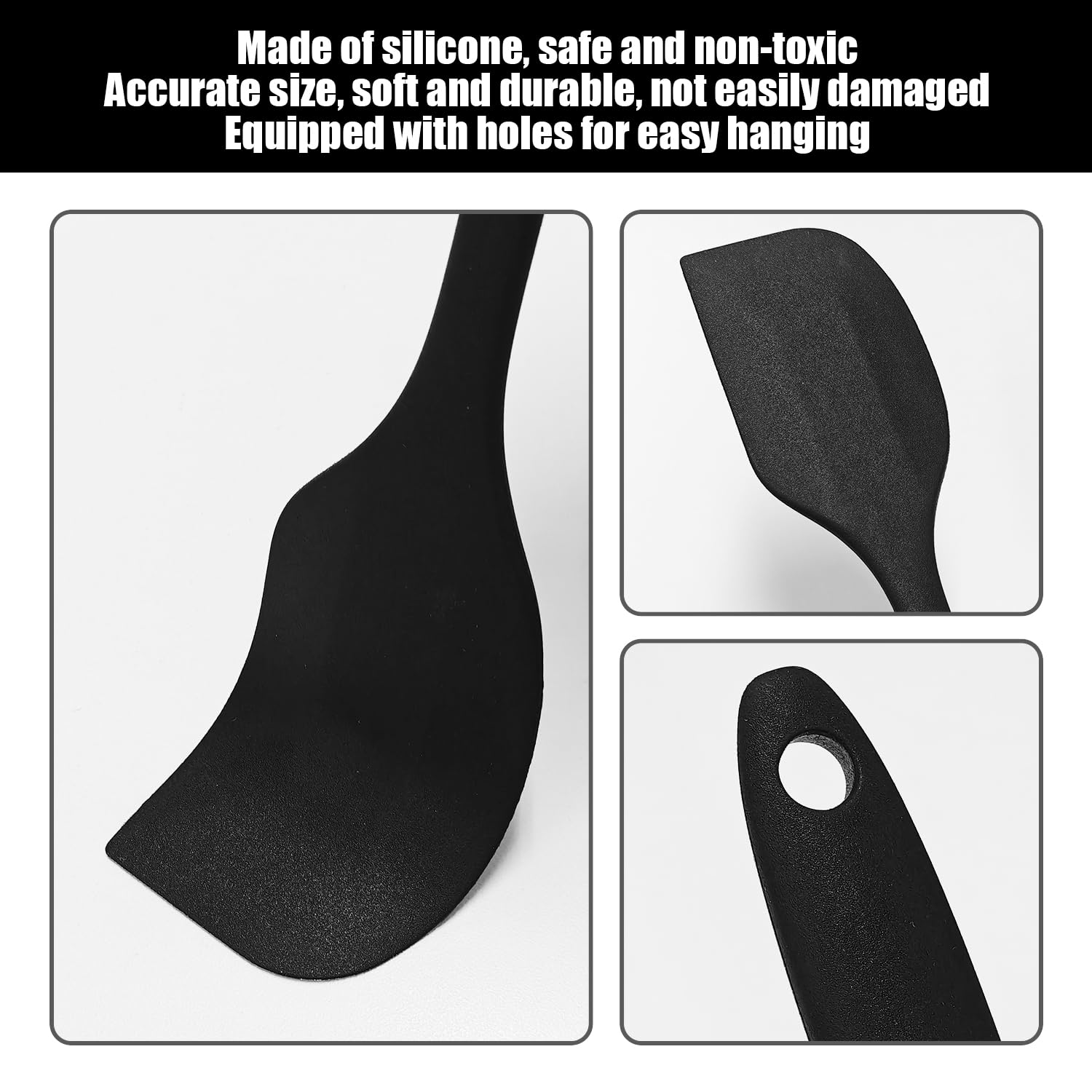 Kit de Cuisson en Silicone Résistant à la Chaleur avec Brosse à Huile et Outils de Cuisson