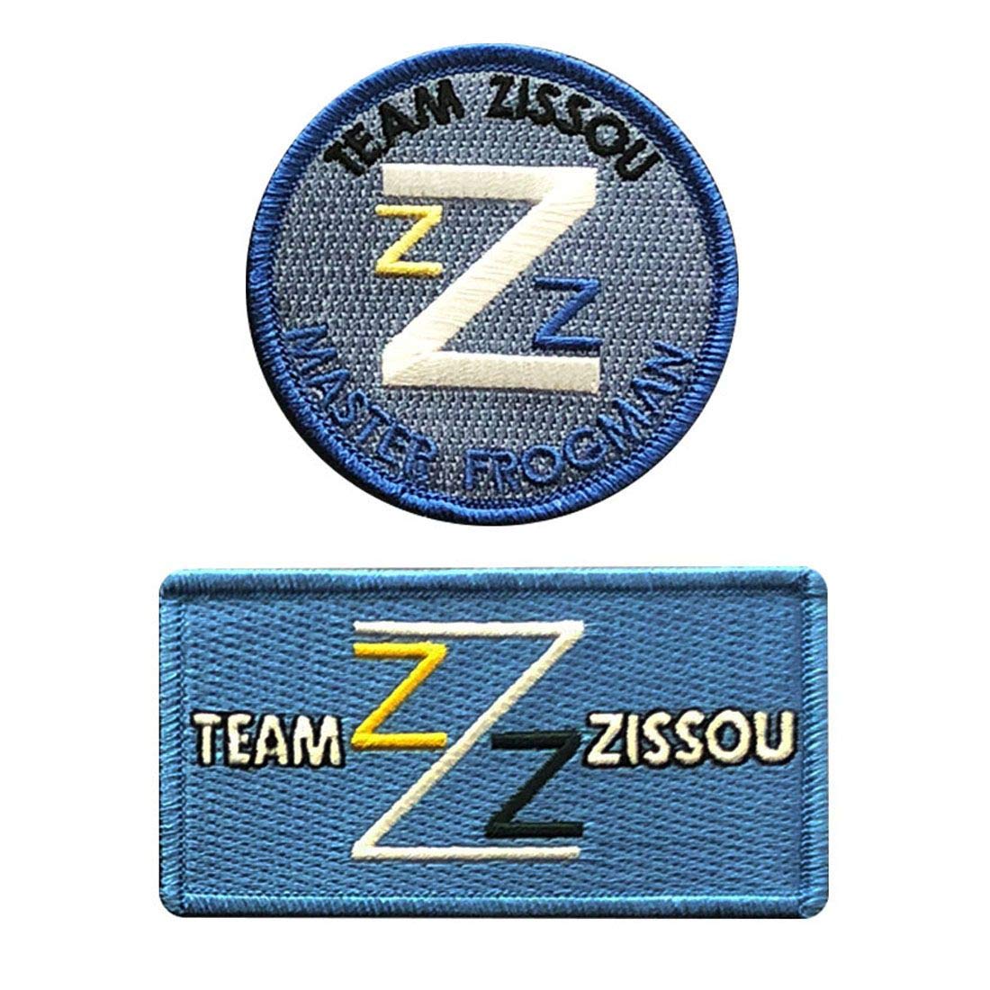 Team Ziss.. Life Aquatic Logo Frogman Costume Patch [Bundle 2PC Iron Sew on]