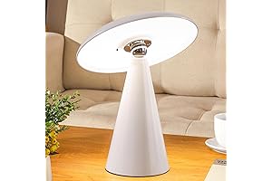 Glamston White Magnetic Led Table lamp for Bedroom