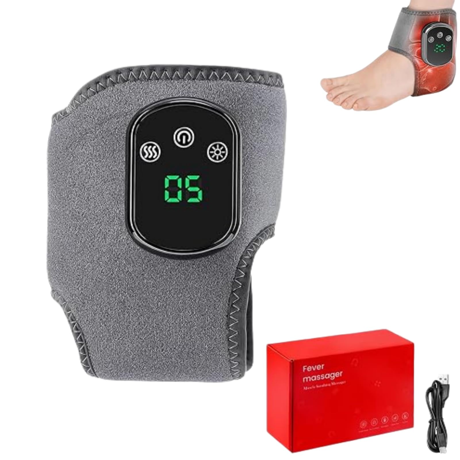 Fussmassagegerat Elektrisch Testsieger 3-in-1, (1 Stück)