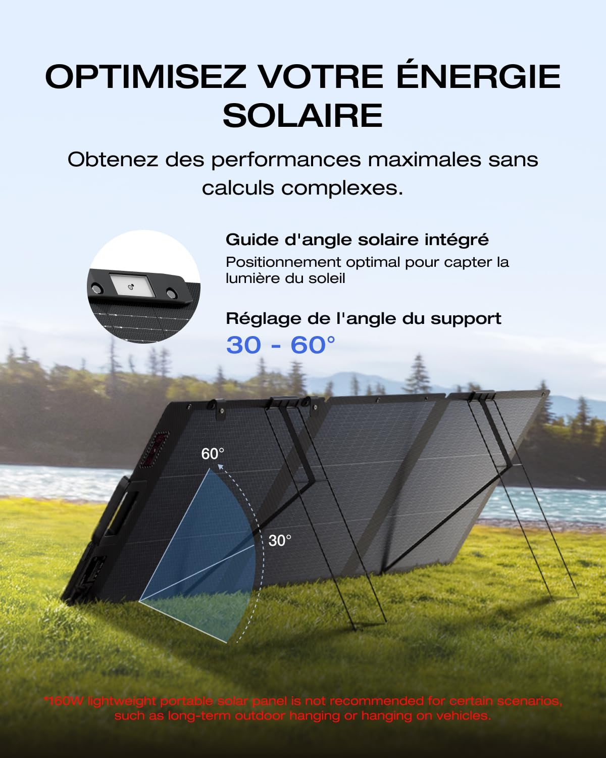 ECOFLOW Station électrique portable RIVER 2 MAX avec Panneau solaire portable de 160W，sortie 1000 W, Seuls Quelques Petits défauts dans l'emballage, Le Produit n'a Pas été utilisé(Reconditionné)