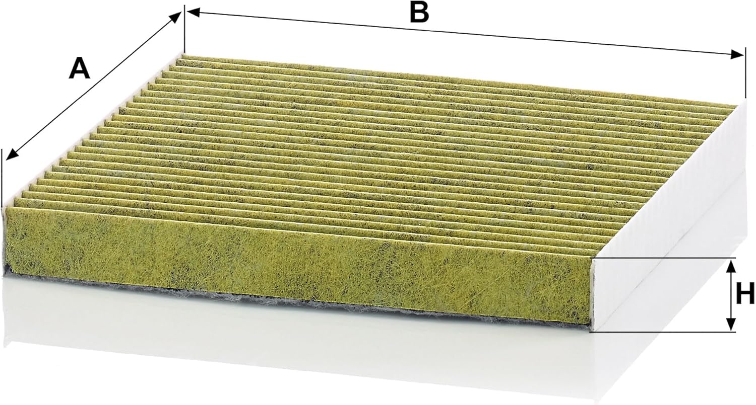 MANN-FILTER FP 2043 Cabin Air Filter - FreciousPlus Biofunctional Pollen Filter - For Cars