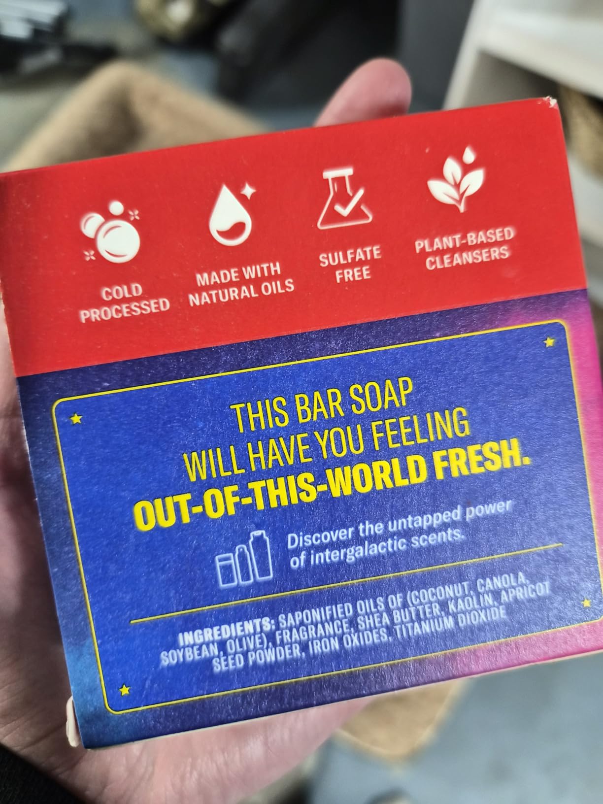 Old Spice Bar Soap for Men, x The Super Mario Galaxy Movie, Cold Pressed with Grit, Made with Natural Oils & Plant Based Cleanser, Star Showers with Juicy Pear & Cedarwood Scent, 5.0 oz