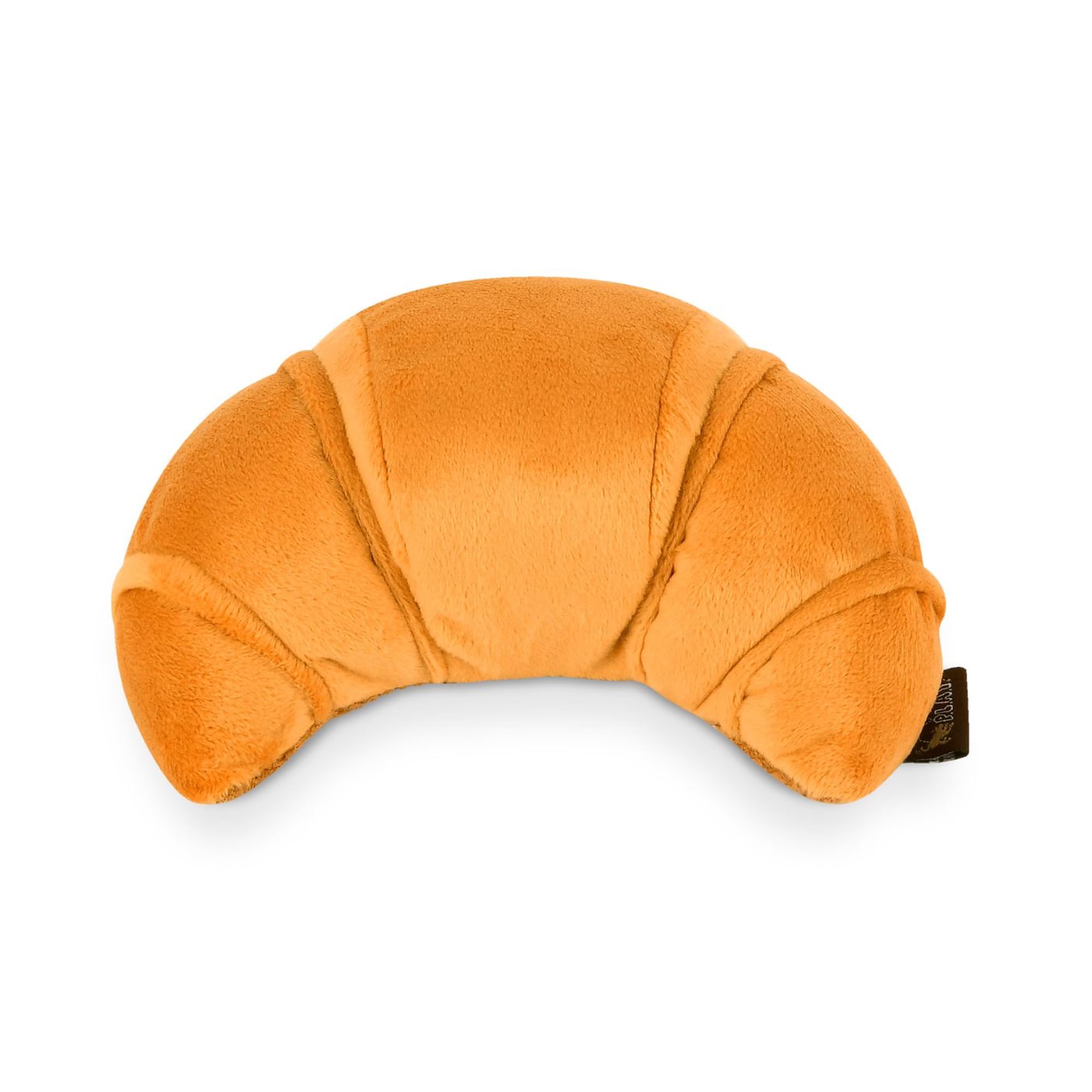 Play Barking Brunch Pup’s Pastry Croissant Plush Dog Toy – Durable, Soft, Eco-Friendly, Machine Washable – Handmade with Recycled Fill – Squeaky Chew Toy for Small & Medium Dogs