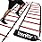 Teenitor Agility Ladder Speed Ladder Footwork Ladder Agility Training Ladder for Soccer, Football Fitness Feet Training Agility Training Equipment with Carrying Bag