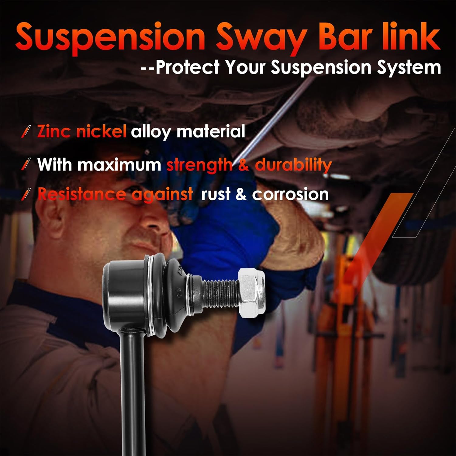 Front Sway Bar Stabilizer Links 2 Pcs, Compatible with Toyota 2003-2019 Corolla, 2003-2014 Matrix, 2001-2009 Prius, 2003-2010 Pontiac Vibe, 2005-2010 Scion Tc, Replace OE#: K80230