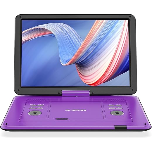 BOIFUN Portable DVD Player 15.6 HD Screen