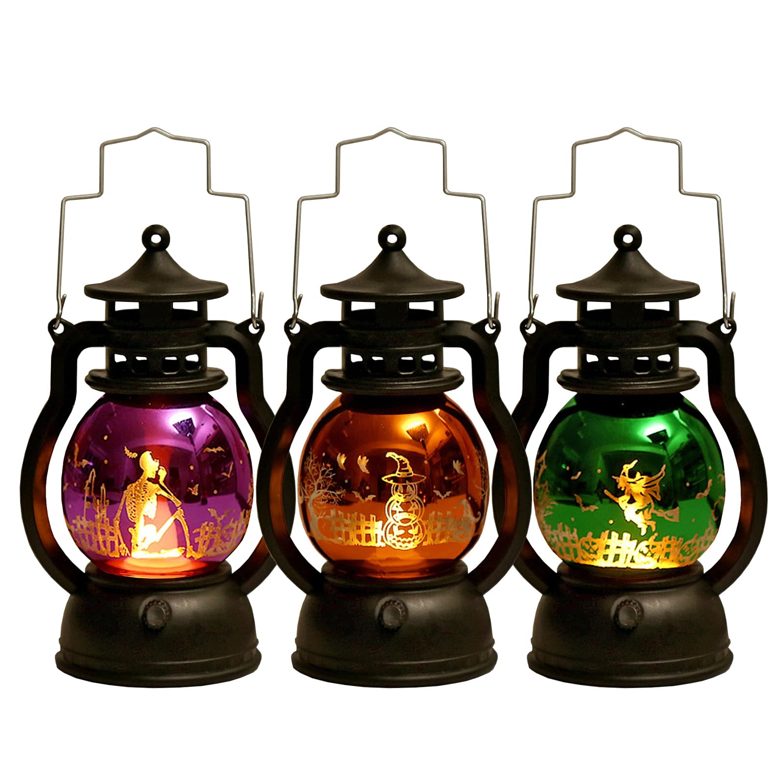 Amazon.com: ALIBBON Halloween Lanterns 3 PCS - Vintage