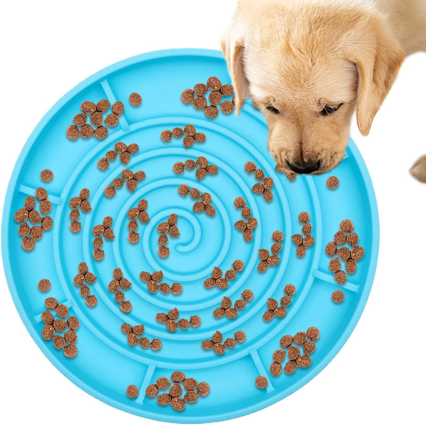 Dog Food Bowls Large Slow Feeder Dog Bowl Roung Shape
