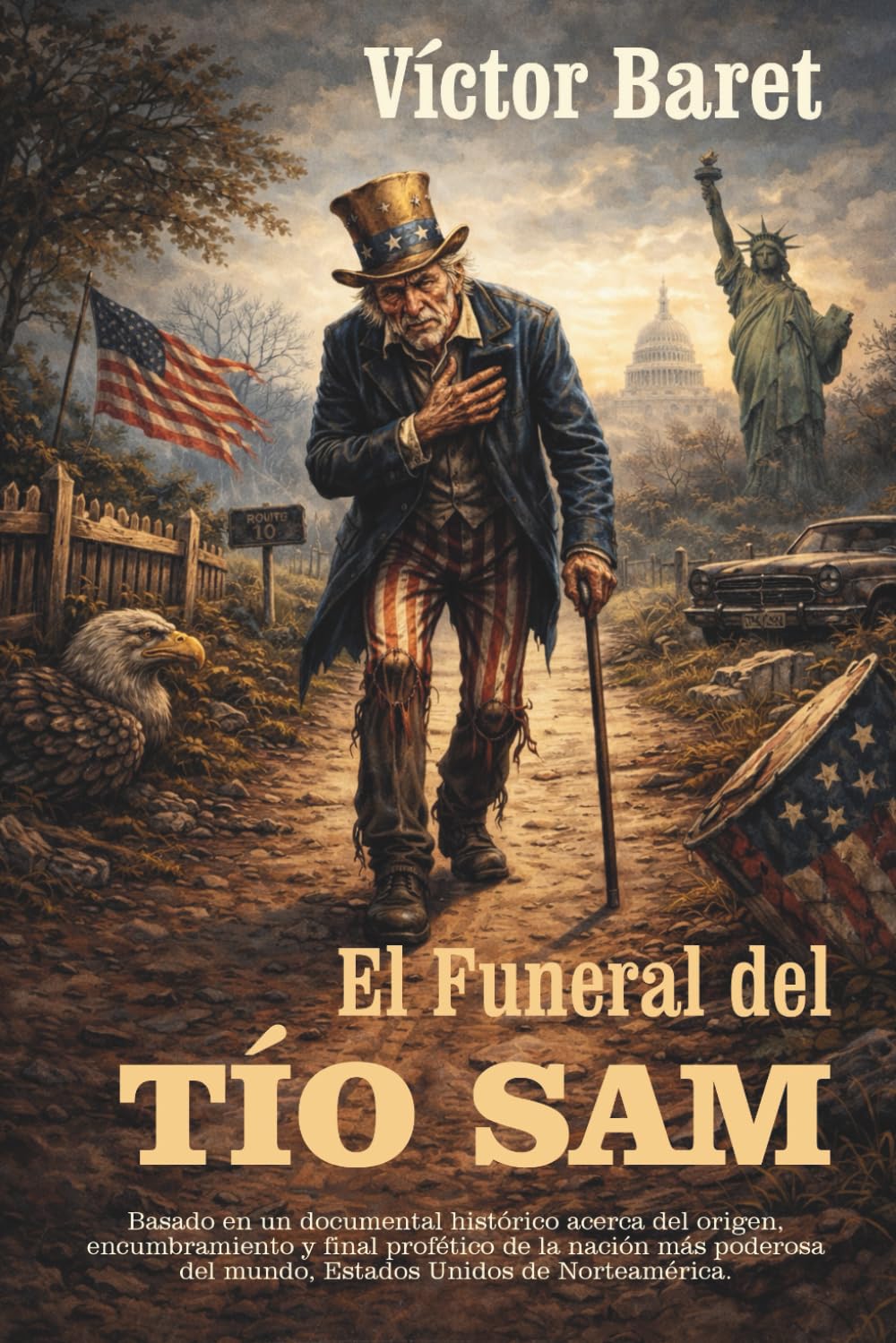 El Funeral del Tío Sam: Basado en un documental histórico aerca del origen , encumbramiento y final profético de la nación más poderosa del mundo, Estados Unidos de Norteamérica