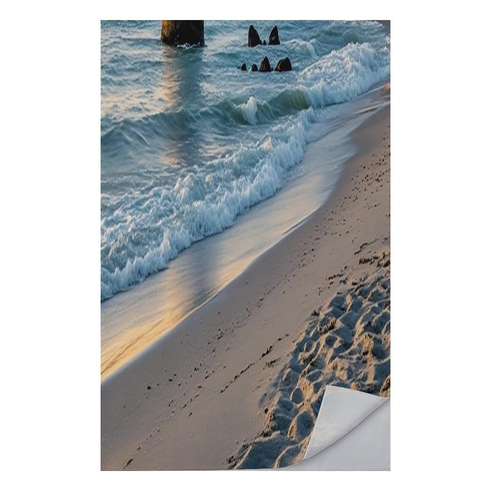 AQRJLPM Beach Lighthouse Quick Dry Towel Cold Fabric Workout Sweat Towels Highly Absorbing Odor-Free Travel Towel for Hot Yoga Tennis Running Exercise Working Out Camping