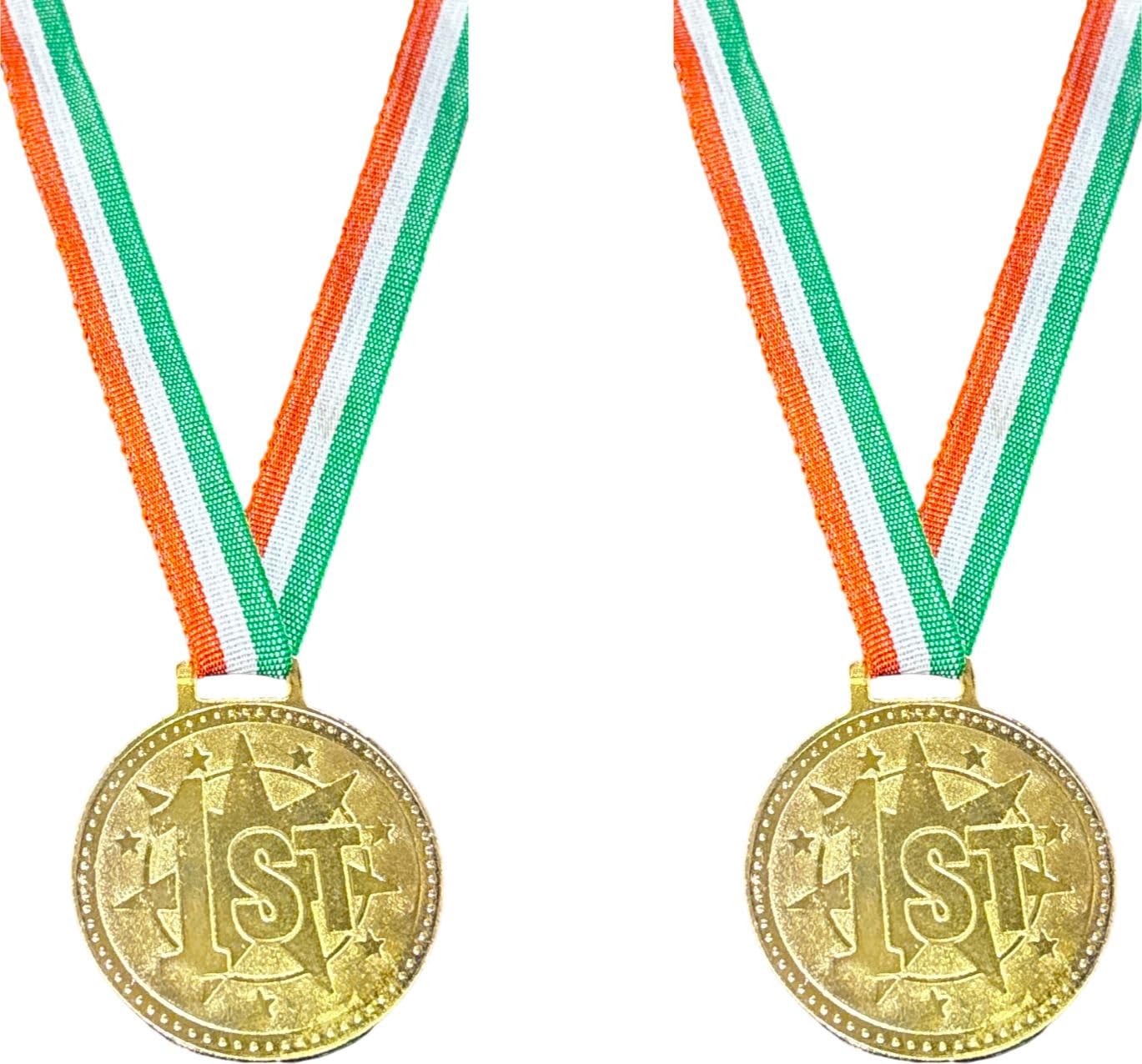 2-Inch Gold Sports Medals - Set of 2 for School Competitions-picture-27