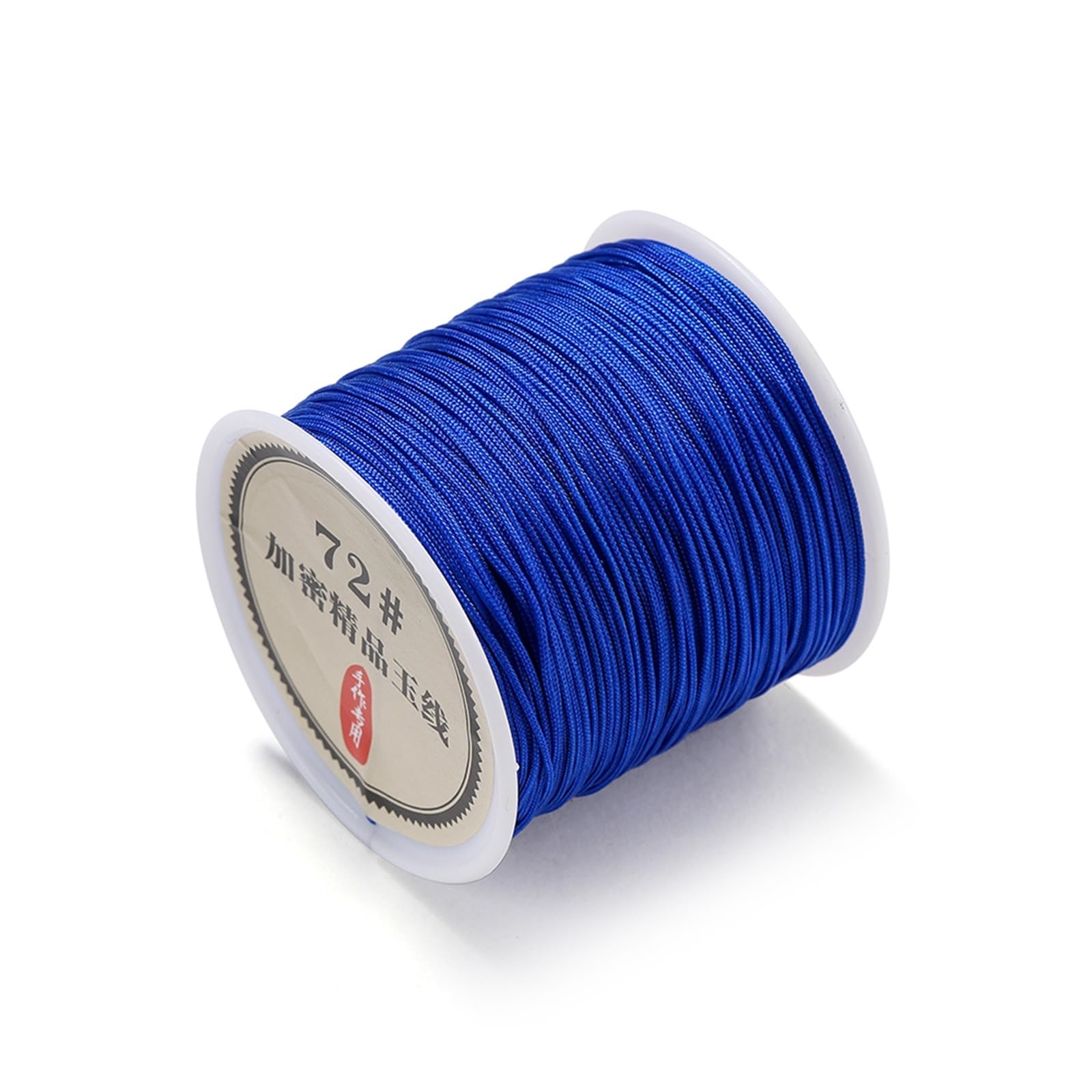 Nylon Cord Thread 20PCS 50M 0.8mm Nylon Thread Cord Chinese Knot Bracelet Braided String for DIY Tassel Beading for Making Bracelet, Necklace, Chinese Knot(Sapphire blue)