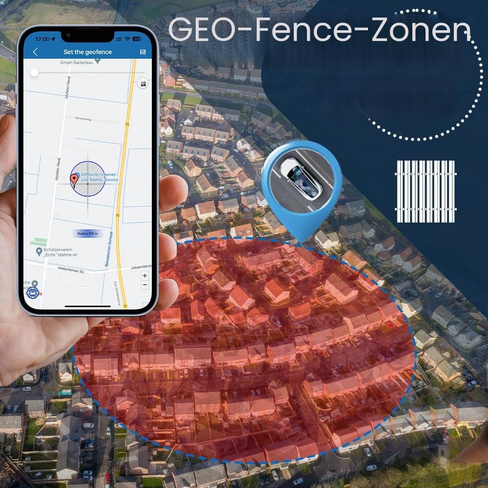 TKMARS 4G GPS Tracker Auto mit Magnet & 20000mAh Akku, Echtzeit GPS Ortung mit APP/Web/SMS, Bewegungs/Abfall/Vibrationsalarm, Fahrzeug Tracker für Auto, Motorrad, Wohnmobil & Flotte