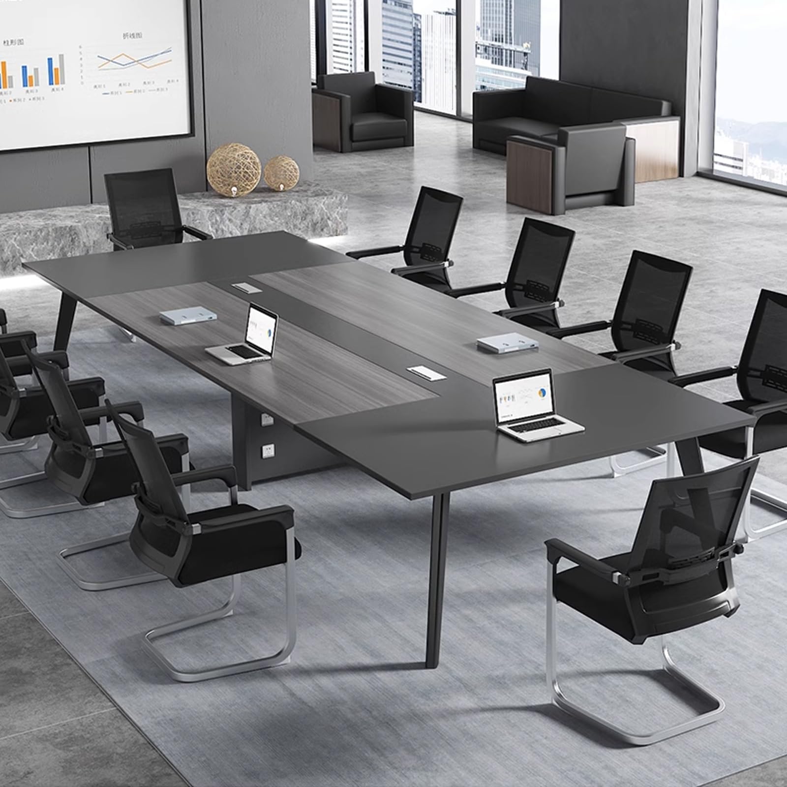 会議用テーブル Amazon.co.jp: SXRZY ミーティングテーブル 会議用テーブル