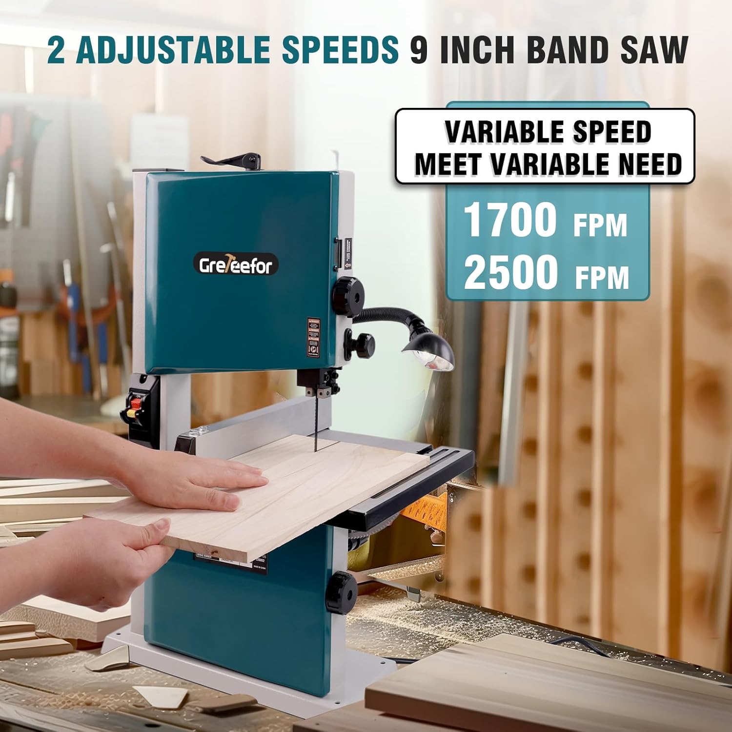 The Greteefor Benchtop Band Saw