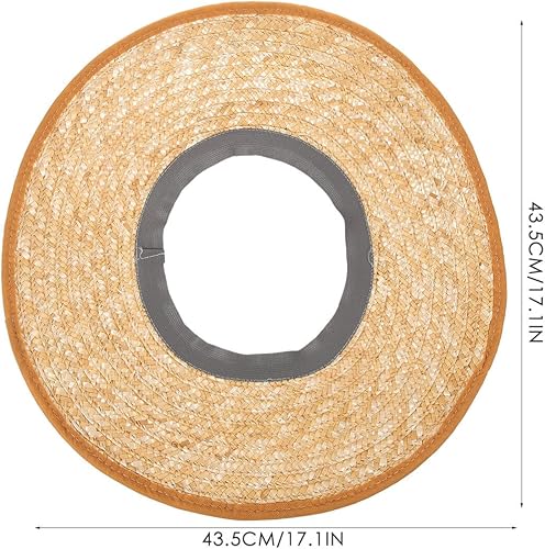 Miniatura 8 de Yardwe Sombrero de visera de ala completa, cubierta de sombrero de construcción, visera de repuesto para el sol para trabajadores, accesorios para