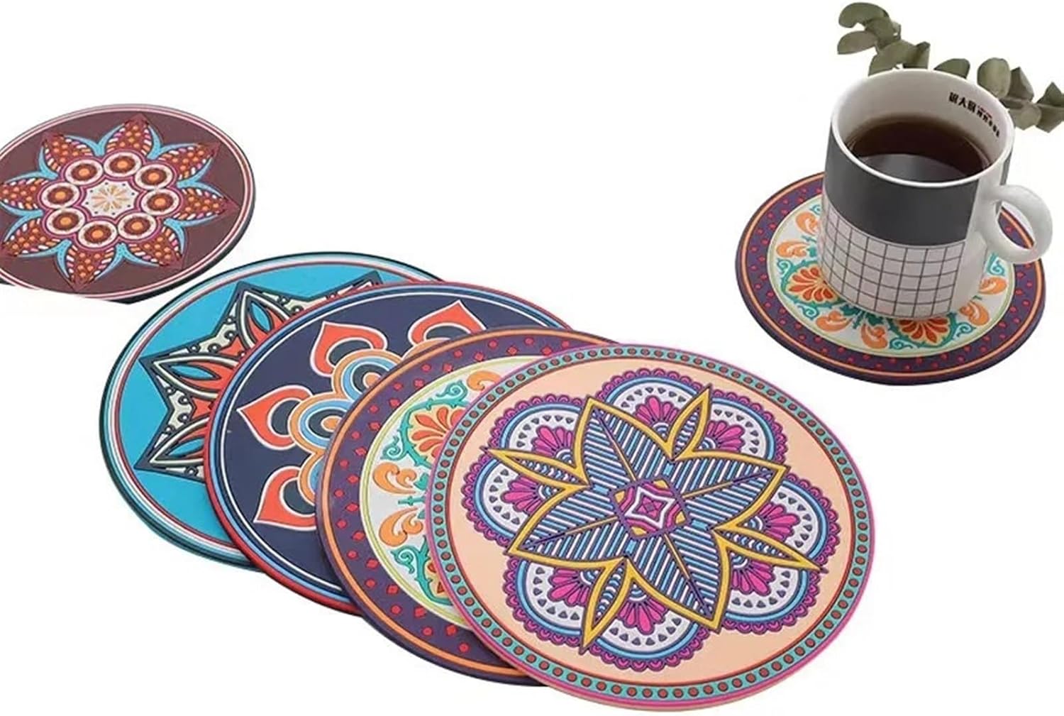 1PCS Silicone Pot Pads for Kitchen Cooking Potholders Art Mats Round Trivets for Dining Table Heat Pot Holders Coaster(Compatible,16.5cm)