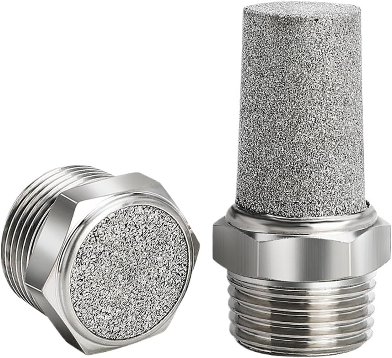 Luftgeräuschfilter, 10 Stk | 304 SS pneumatischer Auspuff-Schalldämpfer-Anschluss(Bt-03)