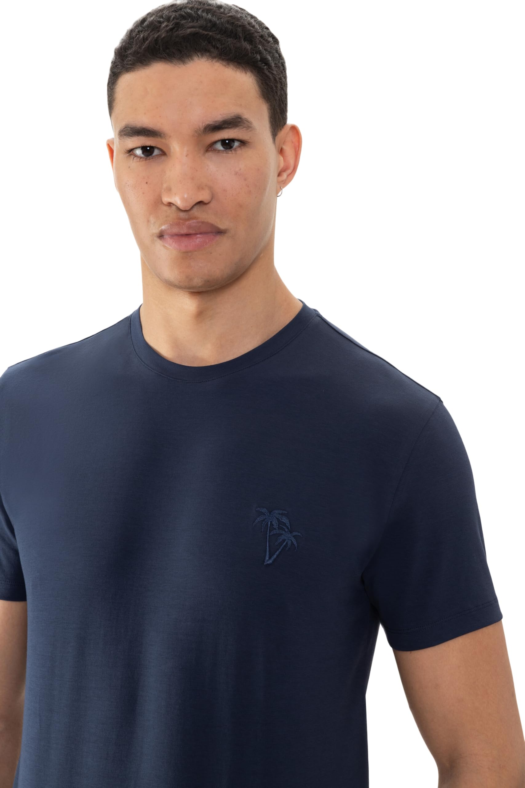 Mey Nachtwäsche Serie Palm Haven Herren Homewear Shirts 2210012