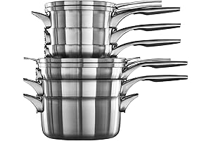 Calphalon Stainless Steel 10-Piece Cookware Set: Optimal Kitchen Efficiency
