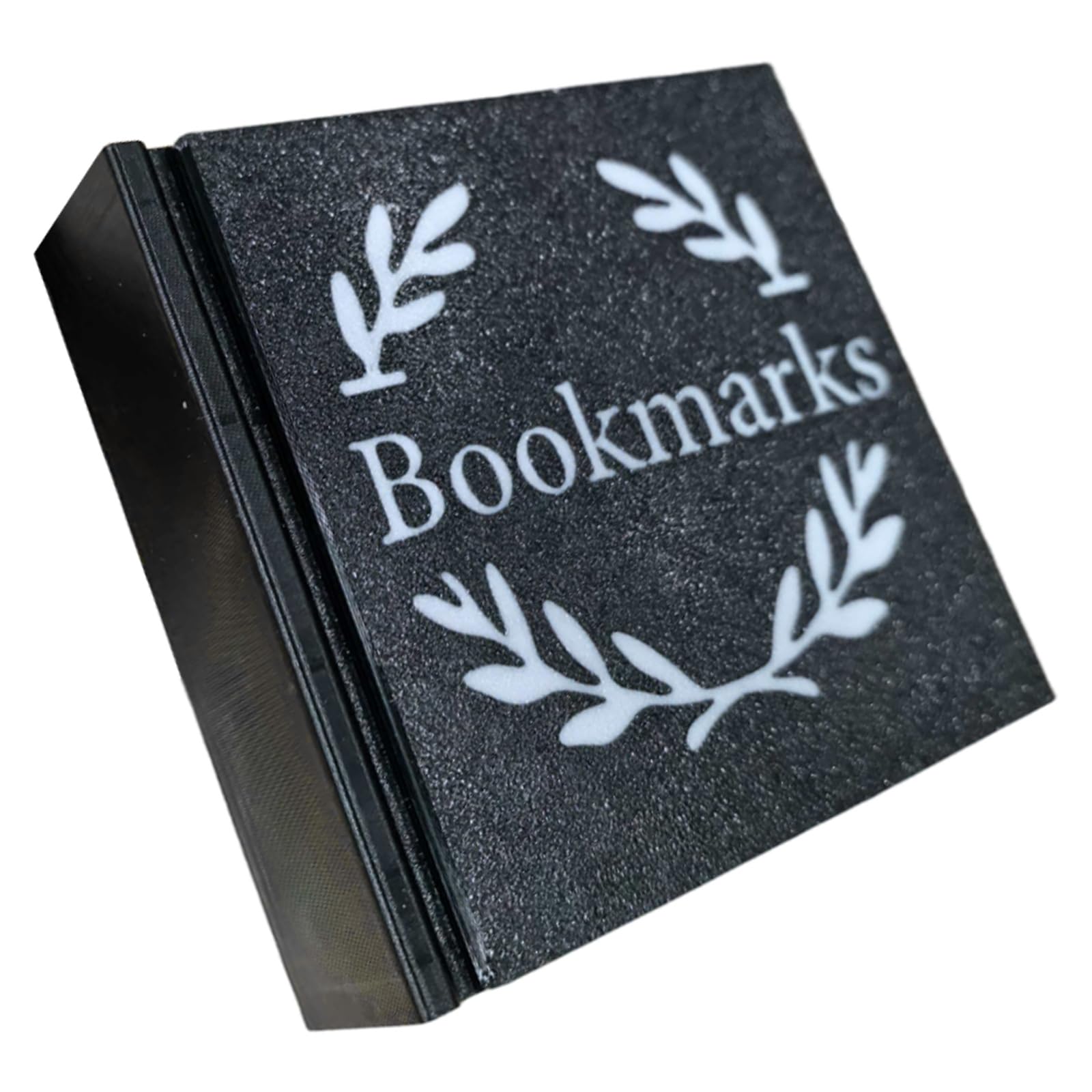 Space Saving 3D Bookmarks Stand for Shelf Desktop Bookmarks Organiser for Book Markers Reading Aid Arrangement 85x85mm Study Accessory
