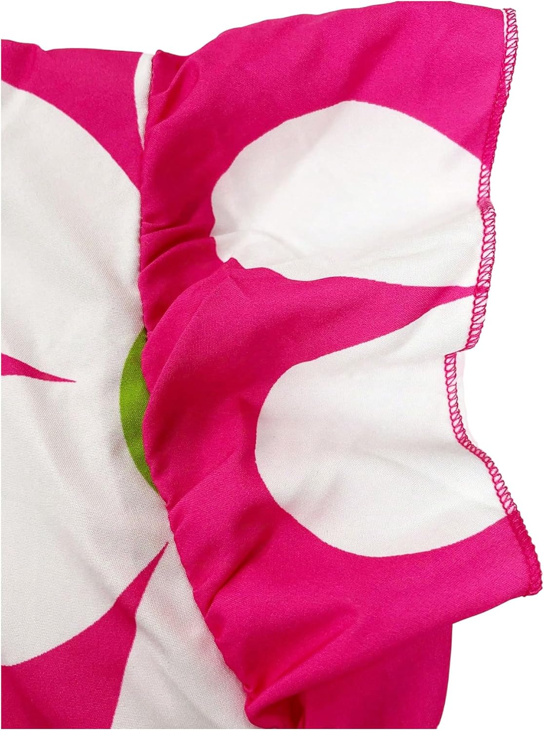 SOLY HUX Women's Summer Floral Dress Notched V Neck Cap Sleeve Babydoll Ruffle Hem Vacation Short Dresses - Image 5