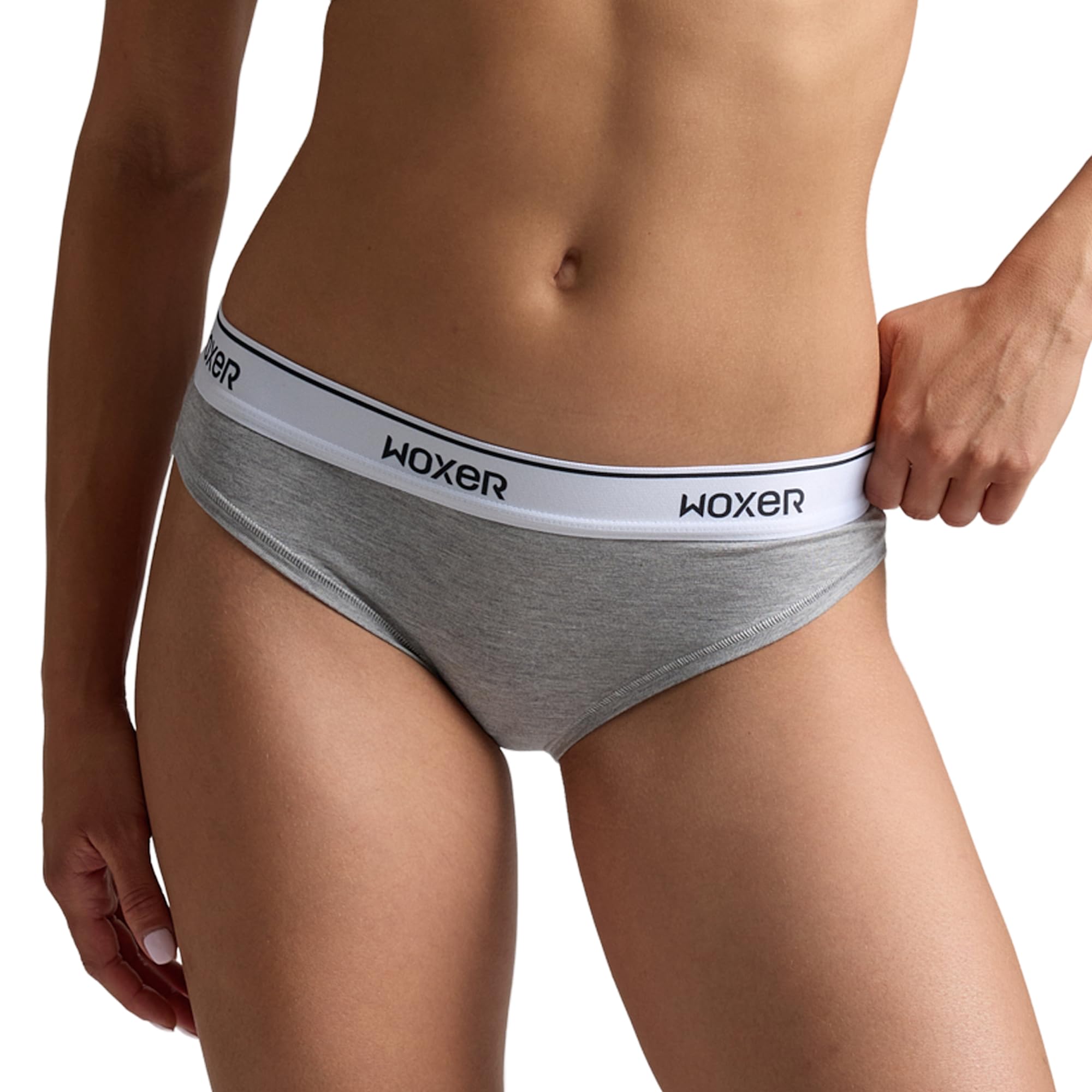 Woxer Womens Seamless Bikini Underwear Soft Modal Chafe-Free Moisture-Wicking Bikini Style Panties Tag-Free Design
