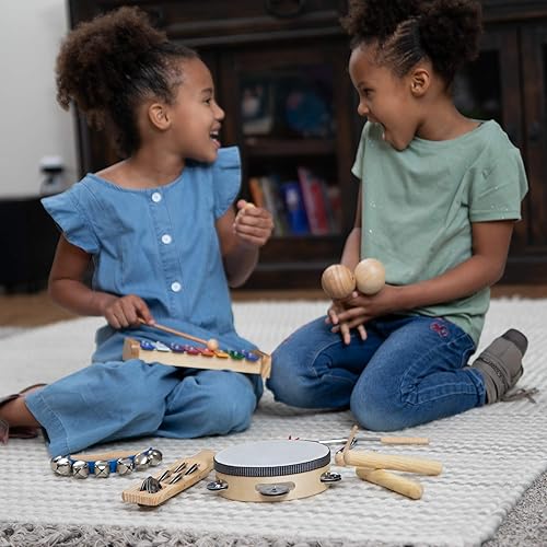 Miniatura 3 de Fat Brain Toys Beethoven's Band Musical Set - Instrumentos para principiantes para mayores de 3 años
