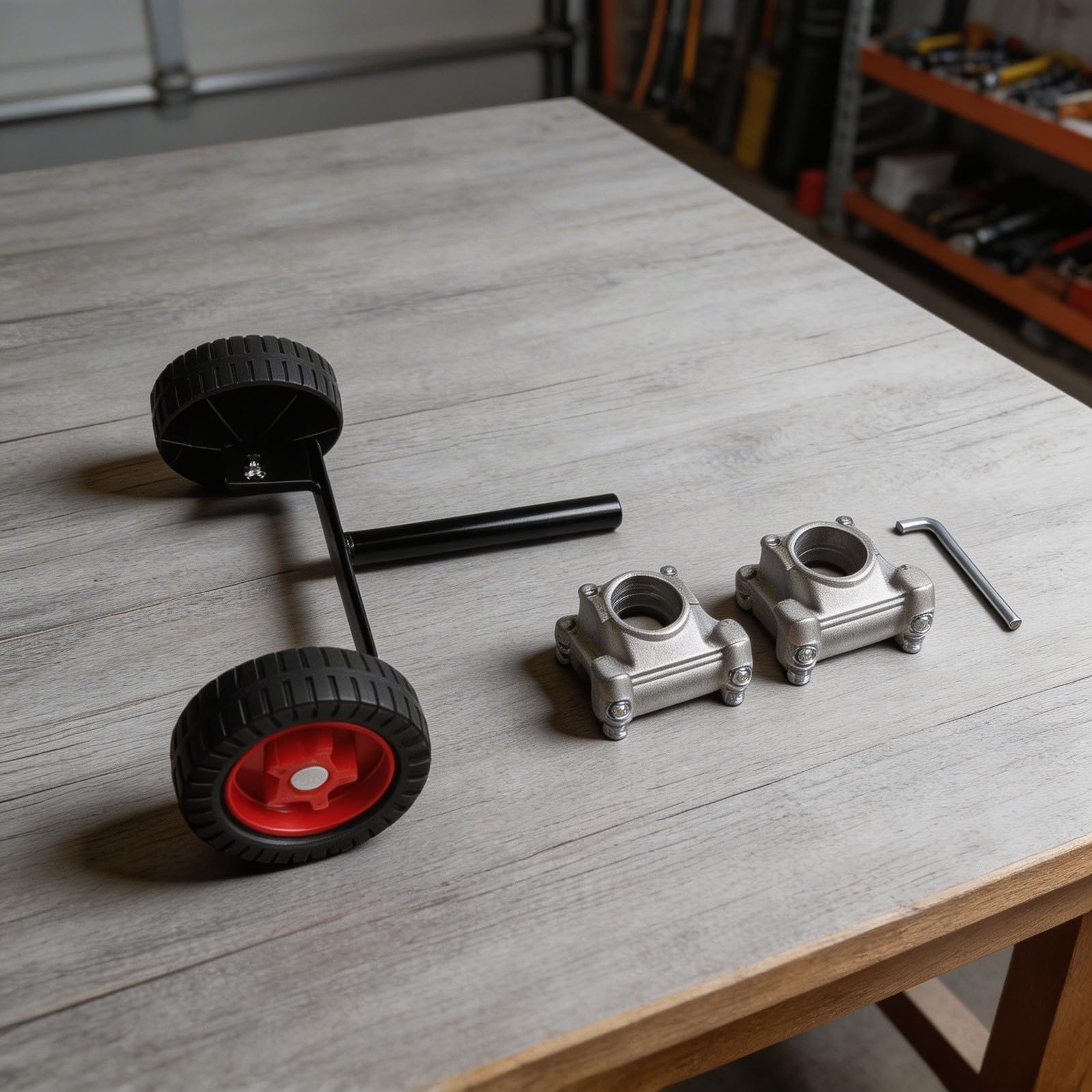 Kit de rouleau de guidage en plastique et roue de débroussailleuse pour tiges de 26 mm et 28 mm