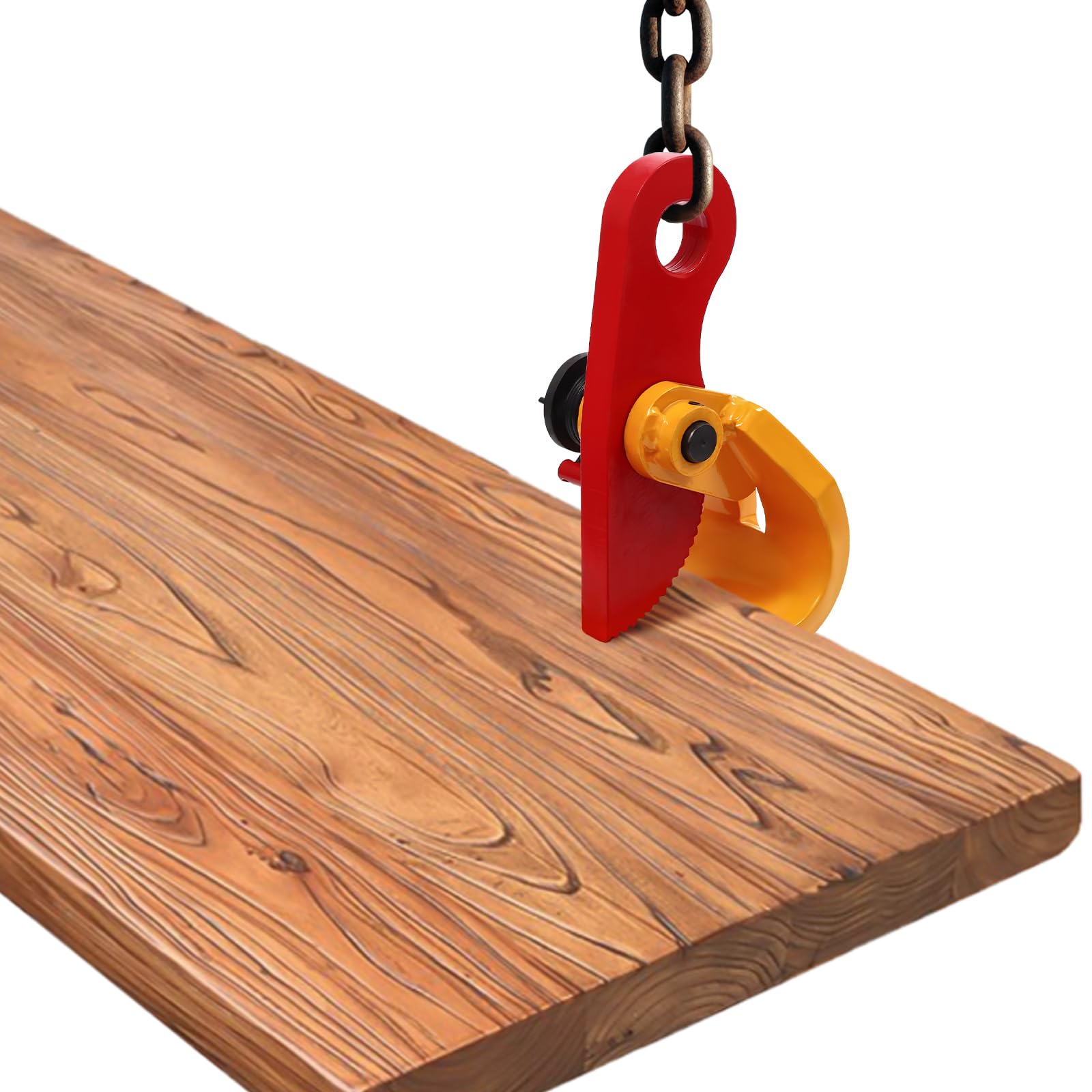 Abrazadera de elevación 1.5T capacidad de carga, pinza de chapa abrazadera de placa vertical ángulo de 60° de peso máximo abrazadera de placa de acero industrial Acero aleado