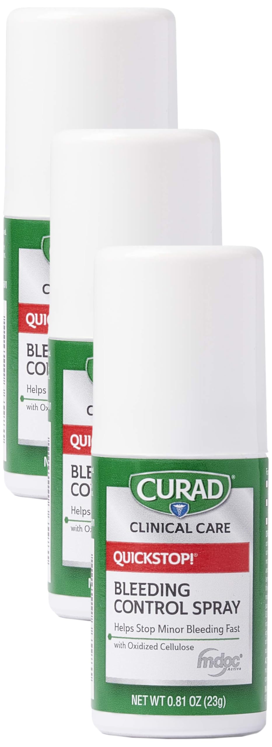 Amazon.com: CURAD QuickStop Bleeding Control Spray, For Minor Cuts ...