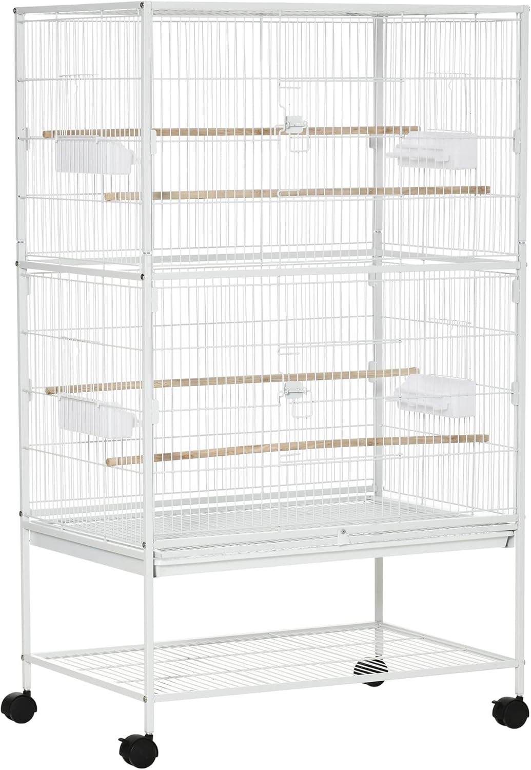 PawHut Large Bird Cage Budgie Cage for Finch Canaries Parakeet with