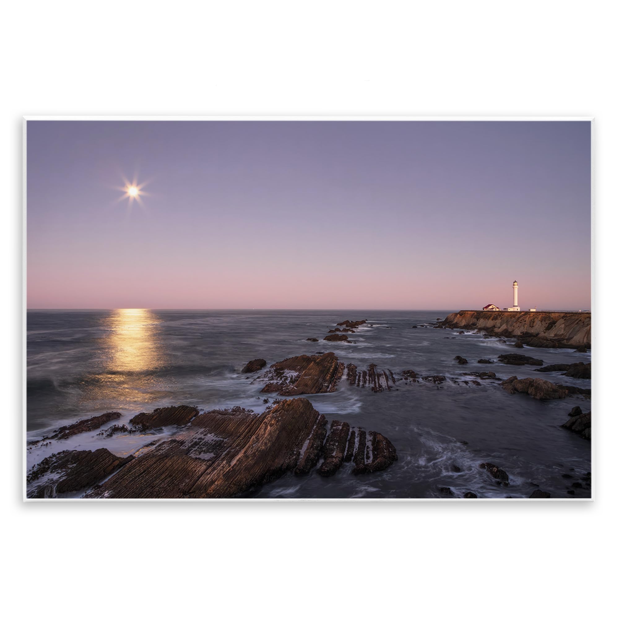 Stupell Industries Unframed 'Moon Arena Coastline'| Wall Plaque Art