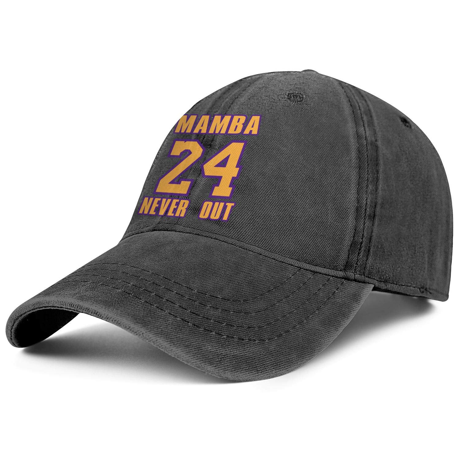 Mens Womens Mamba-Never-Out-Forever- Adjustable Strapback Hat Dad Hat Cap