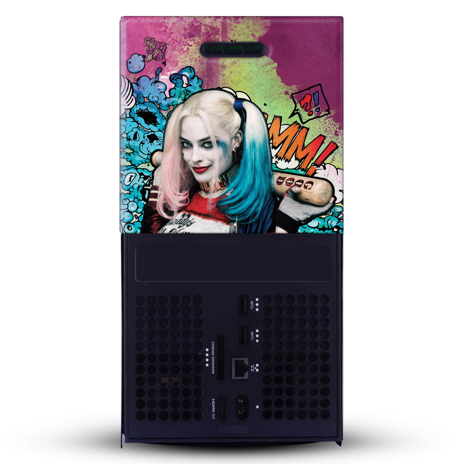 Head Case Designs Sous Licence Officielle Suicide Squad 2016 Affiche Harley Quinn Graphiques Enveloppement De Console De Jeu Et Skins Pour Manette De Jeu Ensemble compatible avec Xbox Series X