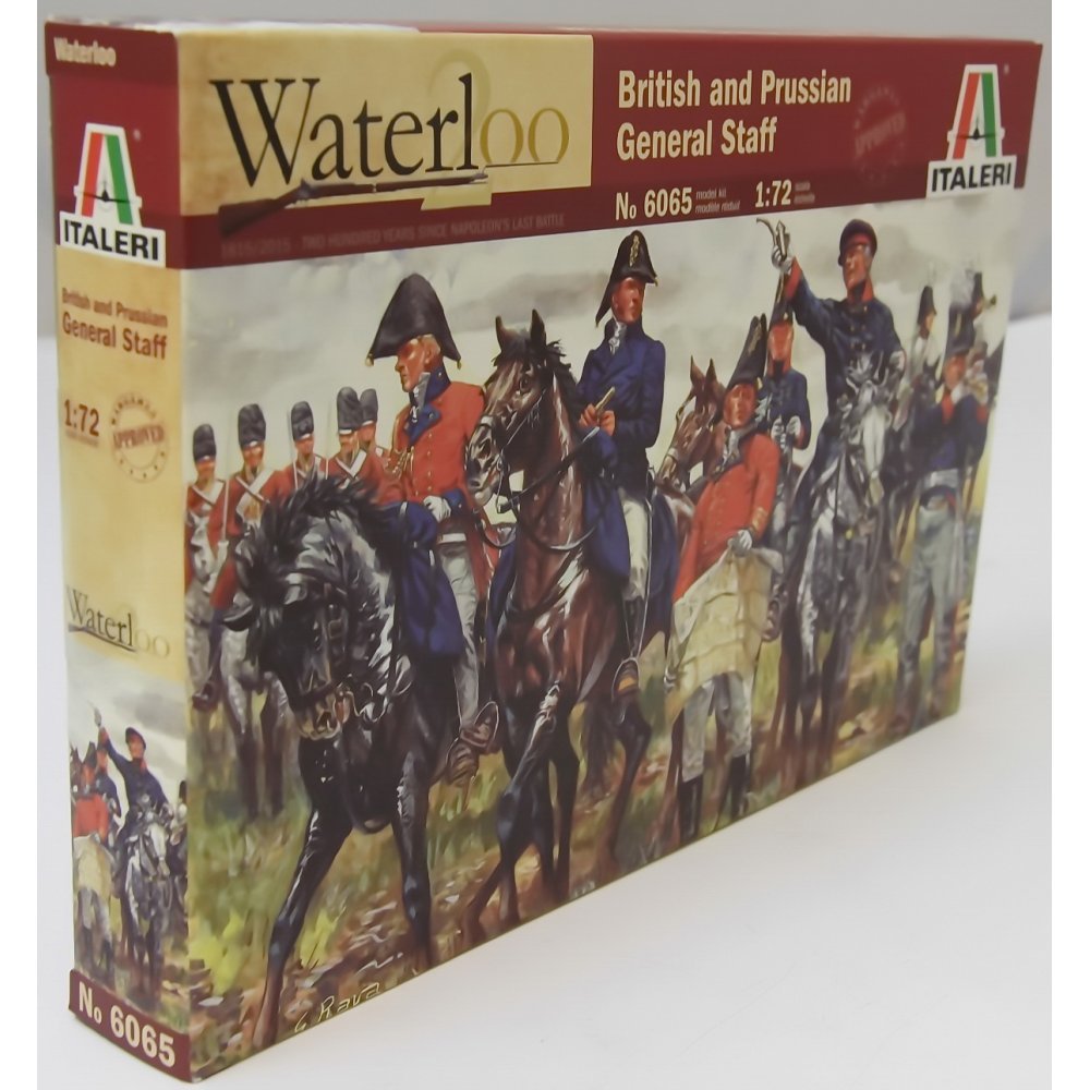 Italeri 1:72 BRITISH & PRUSSIAN GENERAL STAFF - NAPOLEON WARS Plastic Model Kit