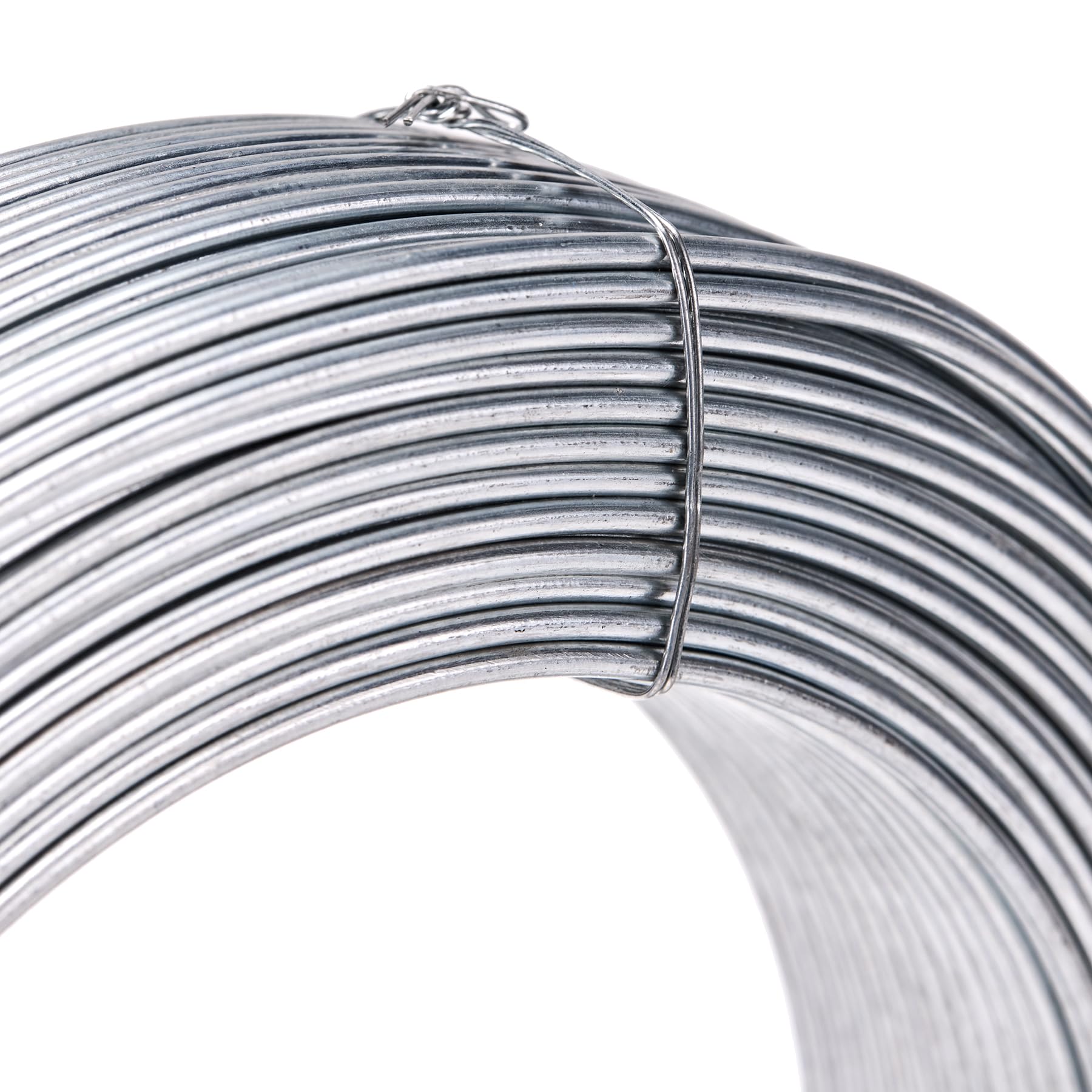 Alambre de tensión de acero galvanizado 2,7 mm x 100 m para vallas