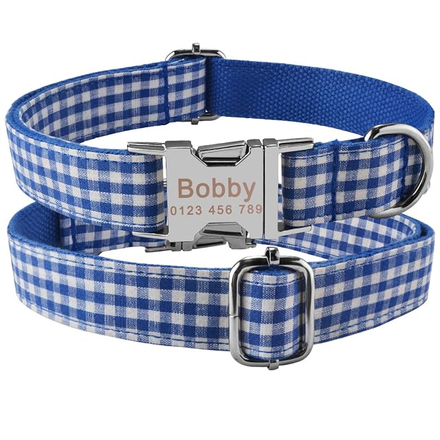Collar De Perro Personalizado,Nombre Grabado Personalizado,Etiqueta De Identificación,Cachorro,Mediano…