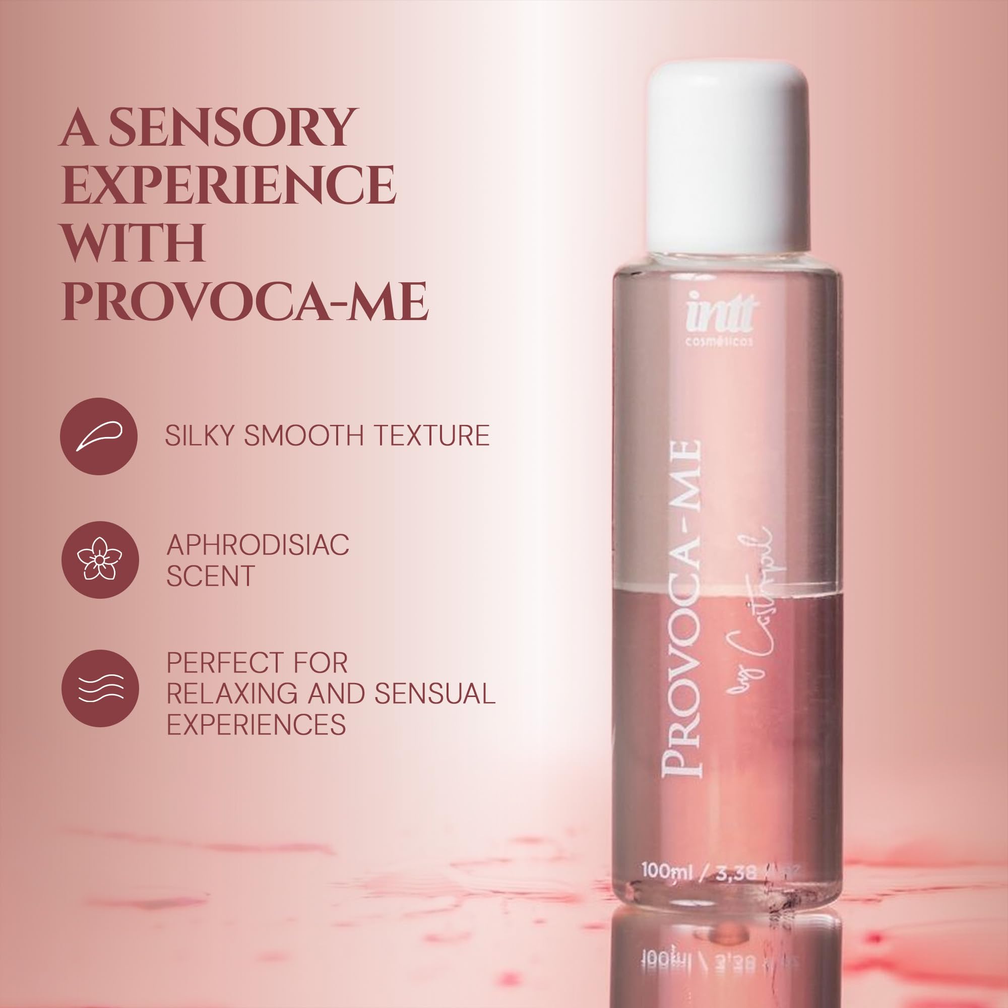 Intt Body Oil 100Ml Teases Me Massage Provoca Me with with Fragrance for Hydrated Silky Skin