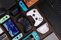 8bitdo Ultimate Bluetooth és 2.4G Kontroller Töltőállomással - 22 Órás Játékidő, Vezeték Nélküli Gamepad Nintendo Switch és Windows PC-hez ( 7