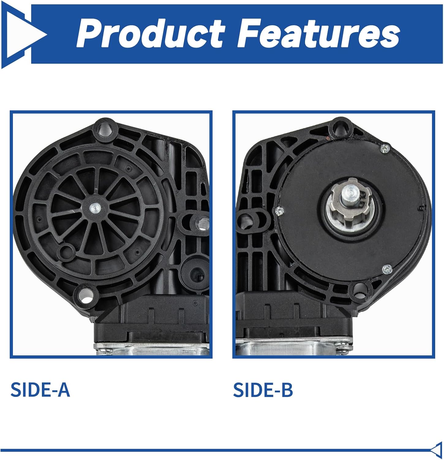 Obaee Window Lift Motor Front Left or Rear Right Side Compatible with Ford Crown Victoria 1992-2011, Lincoln Town Car 1990-2011, Mercury Grand Marquis 1992-2011, Marauder 2003-2004, Replace 742-252