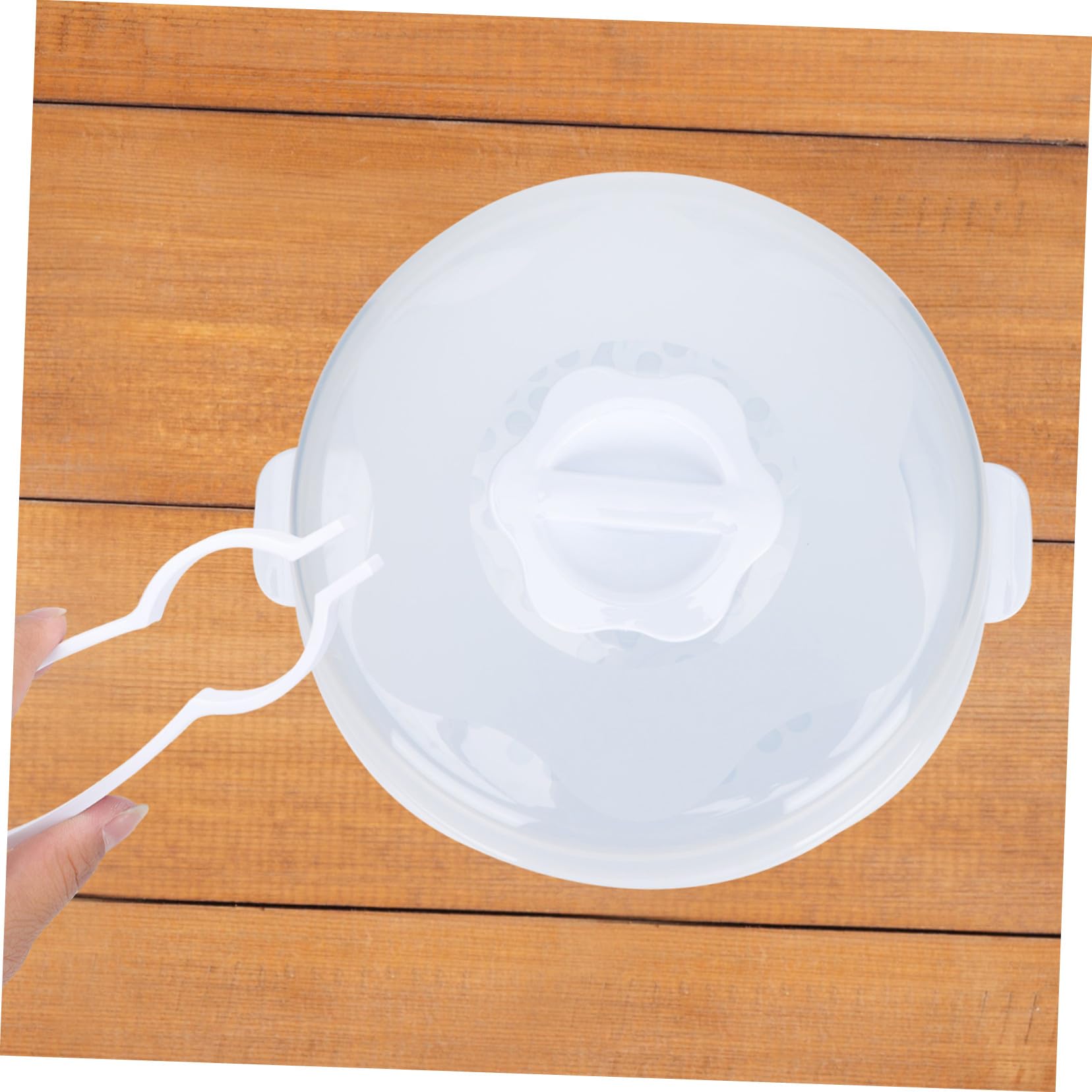 Caja Esterilizadora Microondas para Biberones, Portátil, PP Blanco